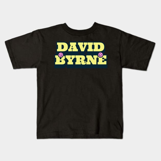 Retro Byrne Kids T-Shirt by Tiru Store 